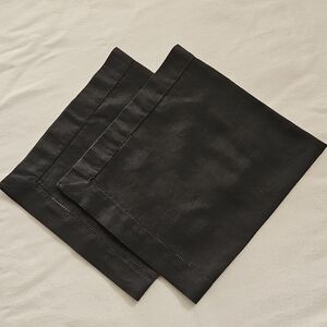 Waterford Charcoal Linen Blend Napkins